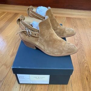 Rag & Bone Sullivan suede boot, size 37 in hazel